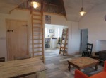 Beach Cottage, Inish Turbot - kitchen and living area